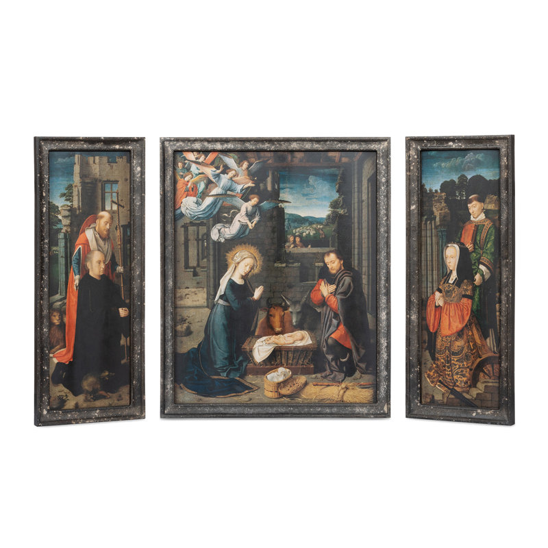 Holy Family Renaissance Tryptic
