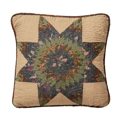 Coussin décoratif en coton matelassé Donna