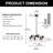 27Inch 6 - Light Geometric Chandelier-1805977927