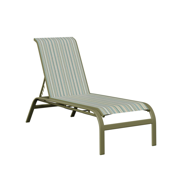 Chaise longue sans accoudoirs Berlin Gardens Murphy, Vert sauge