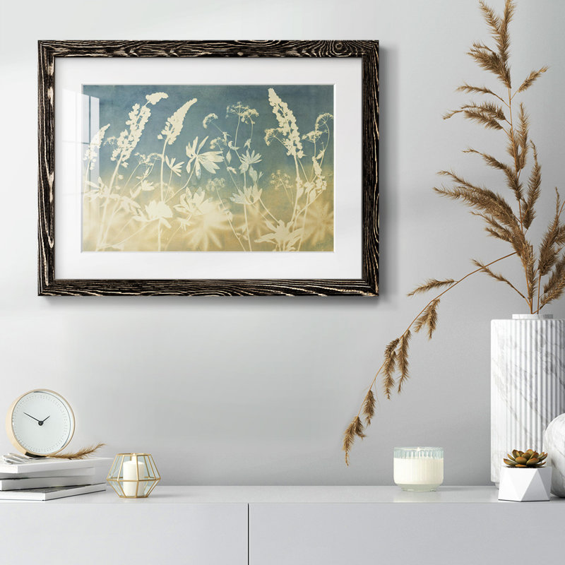 Solstice Lupin - reproduction d'un seul cadre photo sur toile, Noir, H 18 po x l 26 po x P 1,5 po