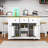 Cheryllynne 3-Piece Kitchen Island Set with Built-in Charging Station, Expandable Countertop and Two Bar Stools-1158647970