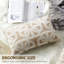 Housse de coussin lombaire à imprimé animal Latte Horseshoe