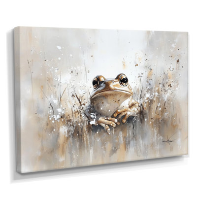 Décoration murale Minimal Frog By The Pond II - Grenouille