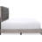 ClickDecor Kenton Panel Bed Frame with Diamond Tufted Upholstered Headboard, Easy Assembly-47346430-47346431