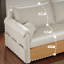 Canapé modulaire blanc 100% polyester-129874600