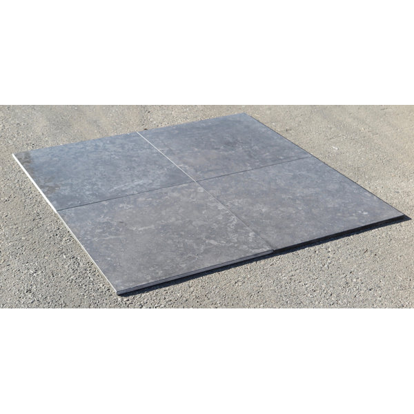 Sicilian Grey Polished 18" x 18" Marble Stone Look Wall & Floor Tile