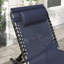 Chaise longue pliante avec inclinaison à 4 positions et siège élastique-1180786307