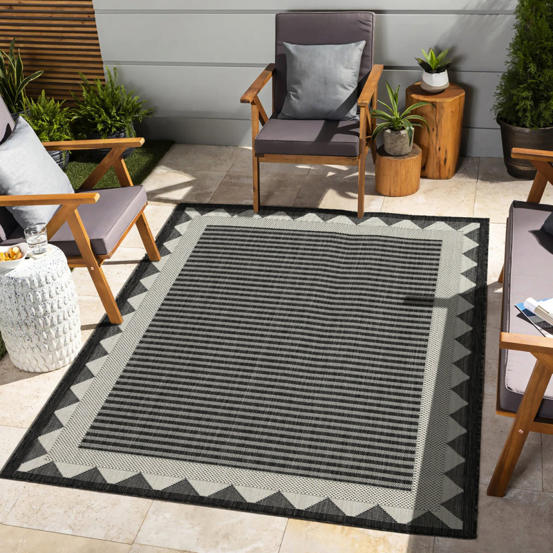 Sunshine Gchar2014 Anthracite Floor Pad Mat, 2'7" X 7'3", Polypropylene, Stain , , Indoor And Outdoor Matting, 2 Ft. 7 In. 3 In.,