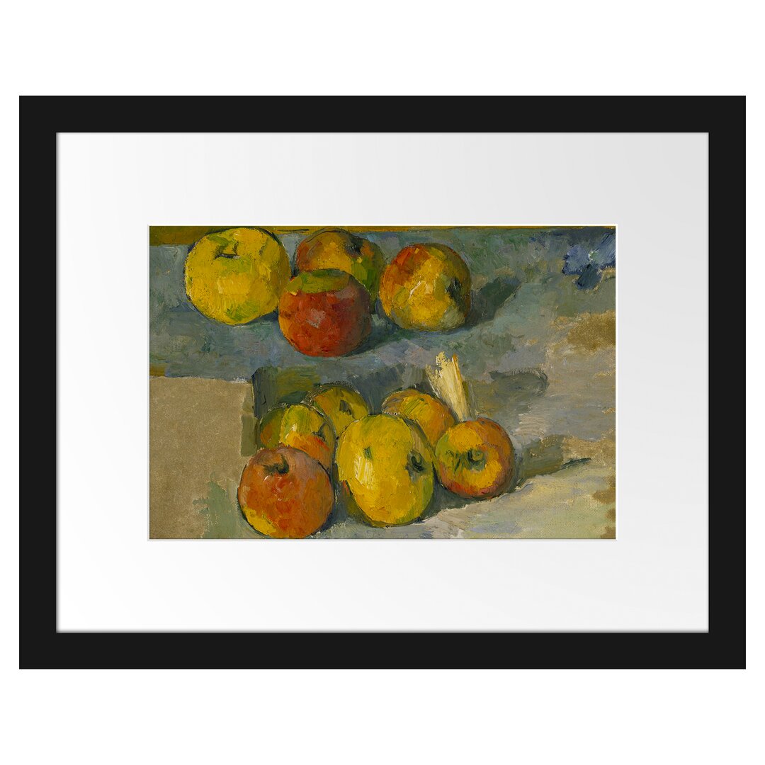 Gerahmter Kunstdruck Apples von Paul Cezanne