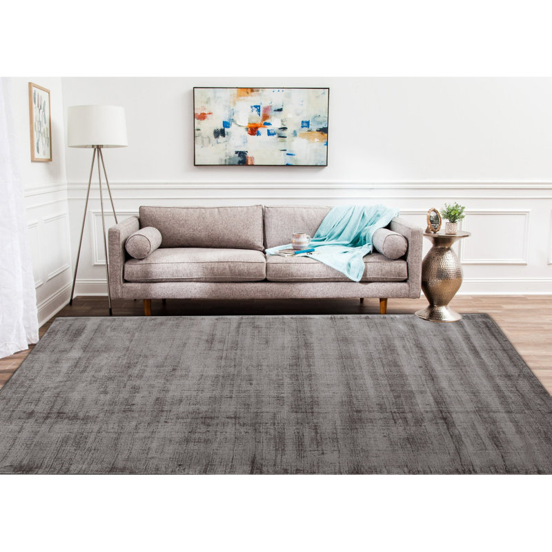 Milan Solid Colour Hand Woven Area Rug, Rectangle 160 x 230cm