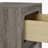 Brown Oak 2-Drawer Nightstand