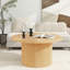 Solid Coffee Table Side Table Set-44077341