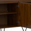 Hunter 60"W Solid Wood Industrial Contemporary 3-Door Sideboard Buffet with Adjustable Shelves-311786759