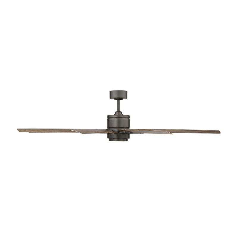 Renegade 8 - Blade Outdoor Integrated LED Smart Standard Ceiling Fan with Remote Control and Light Kit Included, 52", 3000K