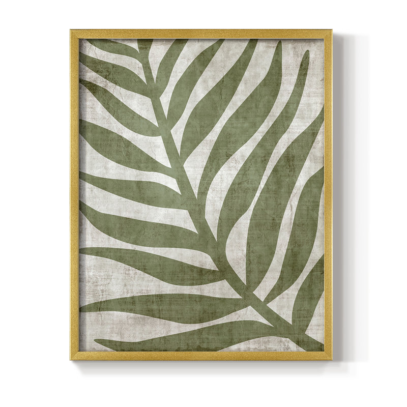 Island Greenery I Framed Print - Solid Wood, 20" H x 16" W
