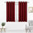 2 Thick Panels Room Darkening Blackout Curtains, Thermal Insulated Block Out Light Grommet Drapes-110070682-110070660