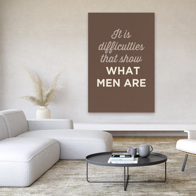 What Men Are - Art inspirant, H 60 po x l 40 po