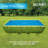 Intex: Solar Pool Cover - 18' x 9' - Blue, Polyethylene, Insulates Water, Reduce Evaporation, Keep Debris Out, Rectangle Above Ground Pool Accessory-128960728