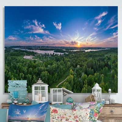 Rurale d'été en campagne, Alabama, sur toile