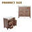 36" Single Bathroom Vanity with Resin Top and Sink Freestanding-795158788