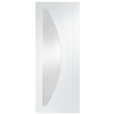 Internal Glazed White Primed Salerno Fire Door