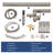 Floor Tub Spout with Diverter-93589338