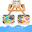 Table de pique-nique convertible 3 en 1 pour enfants avec parasol ajustable