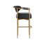 HELOISE Upholstered Stool with Metal Frame-602130930-602130929
