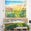 Tapisserie de paysage de meadow de coucher du soleil-28483940