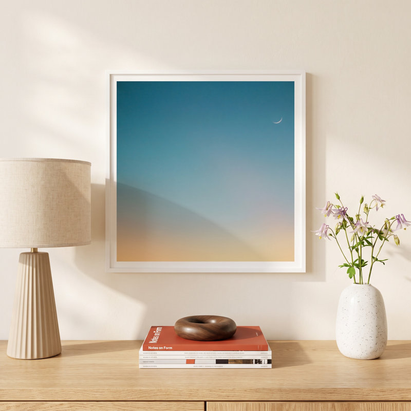 " Cresent Moon Ombre " Graphic Art