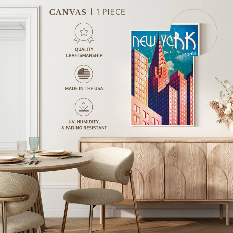 New York City of Dreams, H 24 po x l 16 po
