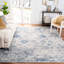 Tapis oriental blanc et bleu royal Harty-118550673
