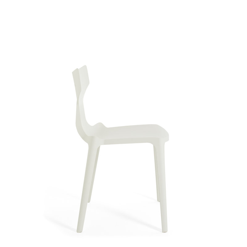 Re-Chair Outdoor Dining Side Chair, White
