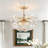 Colstrip Dimmable Sputnik Semi Flush Mount