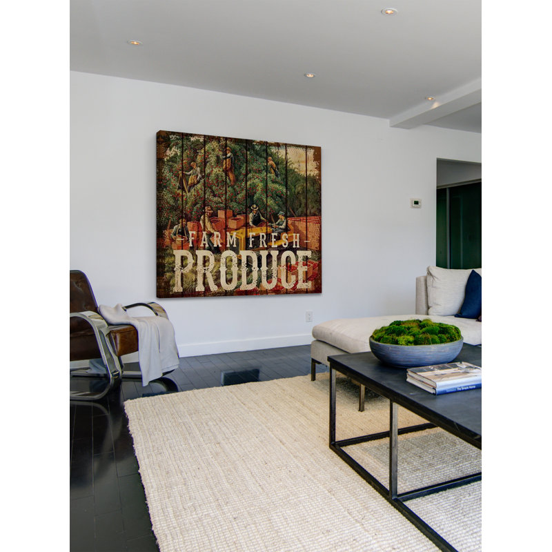 « franklin agriculteurs market », reproduction d’art sur toile tendue, H 18 po x l 18 po