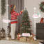 Arbre de Noël escamotable 5 pi, arbre de Noël pliable, vert-1260554185