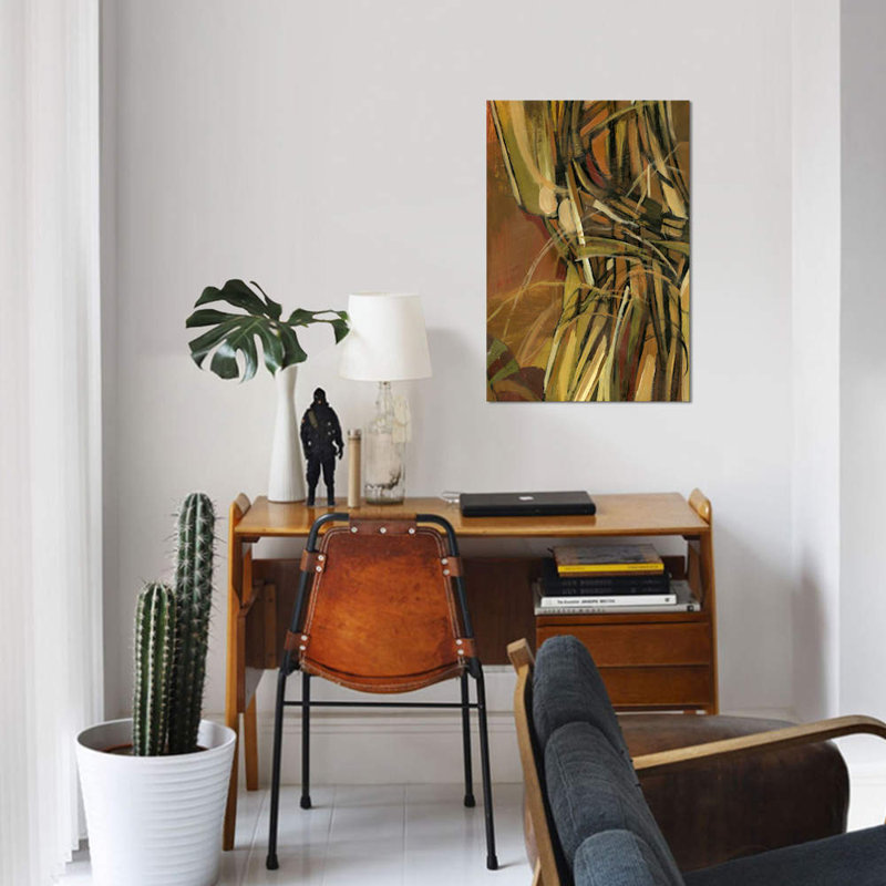 « dynamic ii », impression sur toile, H 26 po x l 18 po x P 1,5 po, Pas de tapis, Toile tendue