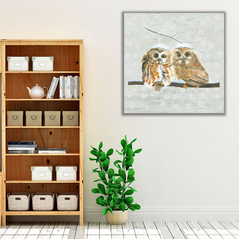 Christmas Critters I - reproduction d'art sur toile, H 12 po x l 12 po