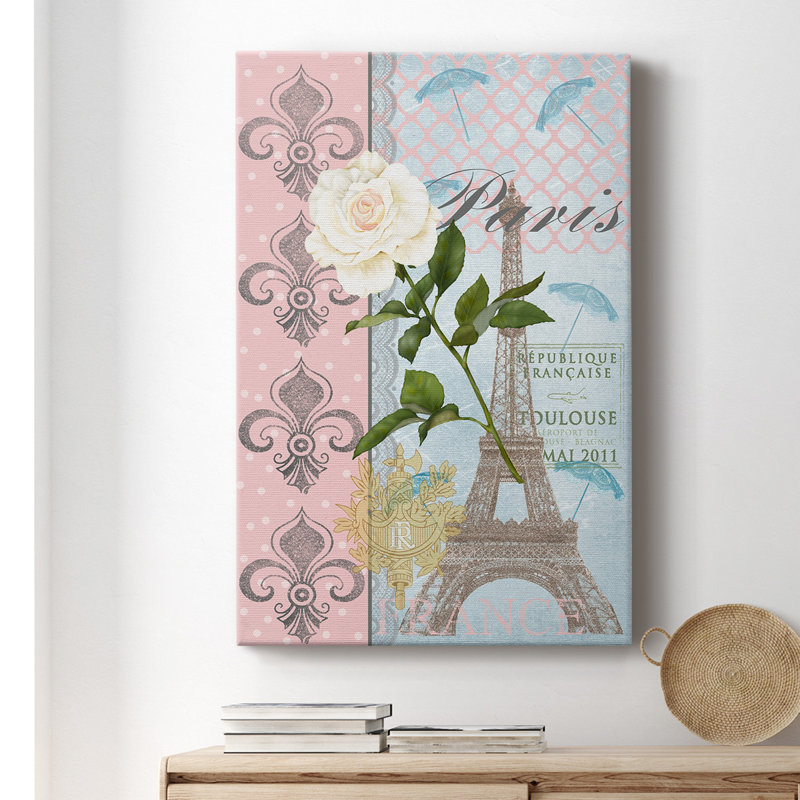 "La vie en rose II", impression sur toile tendue, H 36 po x l 24 po x P 1 po