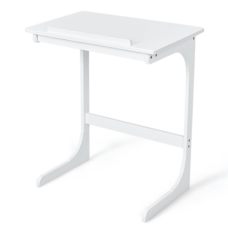 Kayeloni Tray Top C Table End Table, White