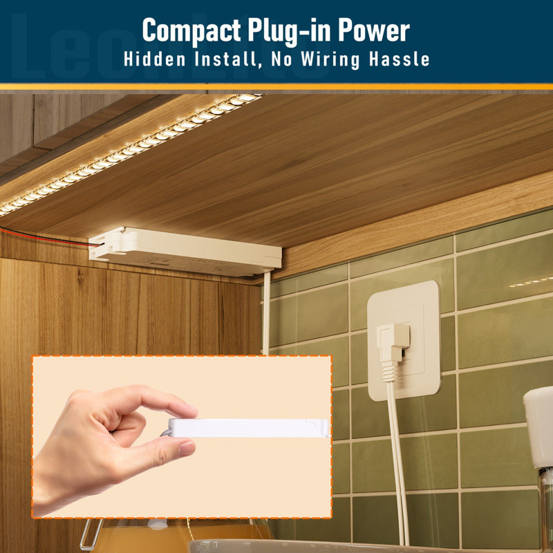60W 24V 5-en-1 Slim LED Plug-in Plug-in, bloc d'alimentation pour éclairage d'armoire