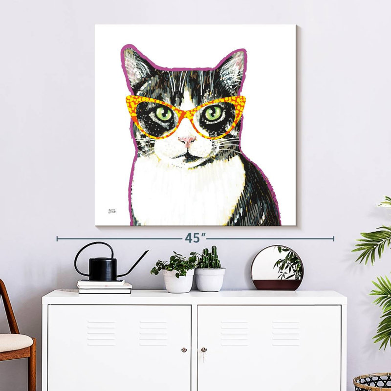 Crowle Bespectacled Pet I, H 33 po x l 33 po