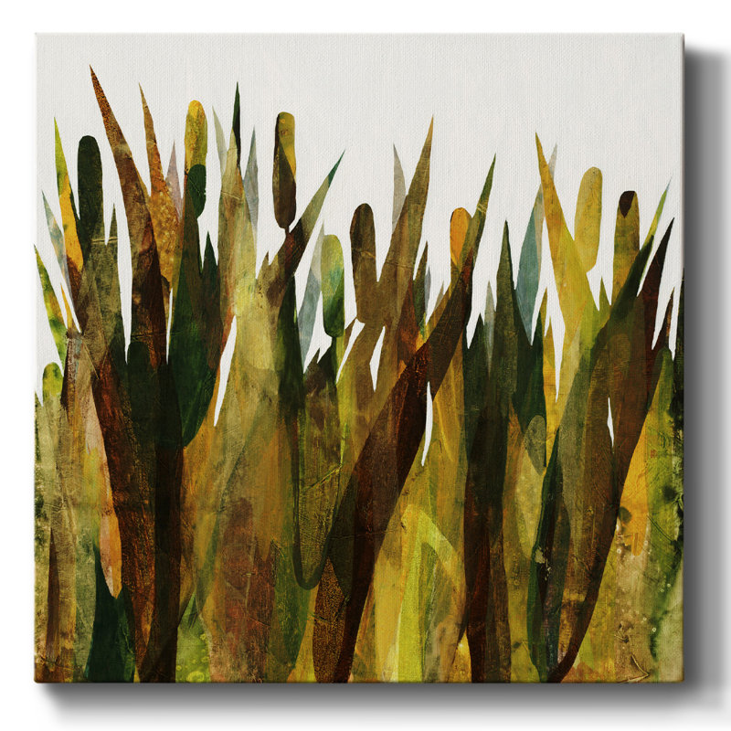 Toile tendue Cattails III-Gallery, H 8 po x l 8 po