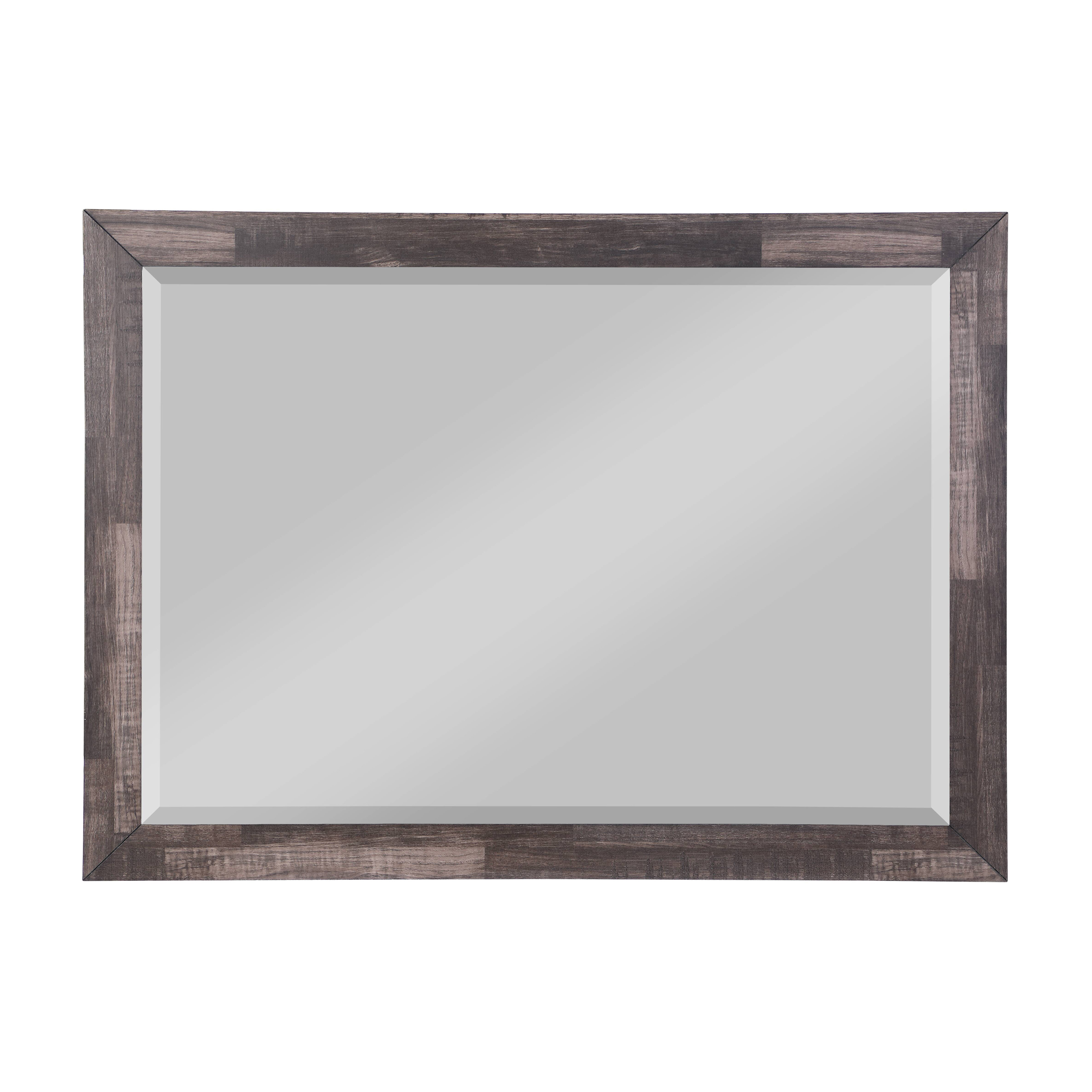 Millwood Pines Deana Wood Rectangle Mirror in Dark Oak | Wayfair