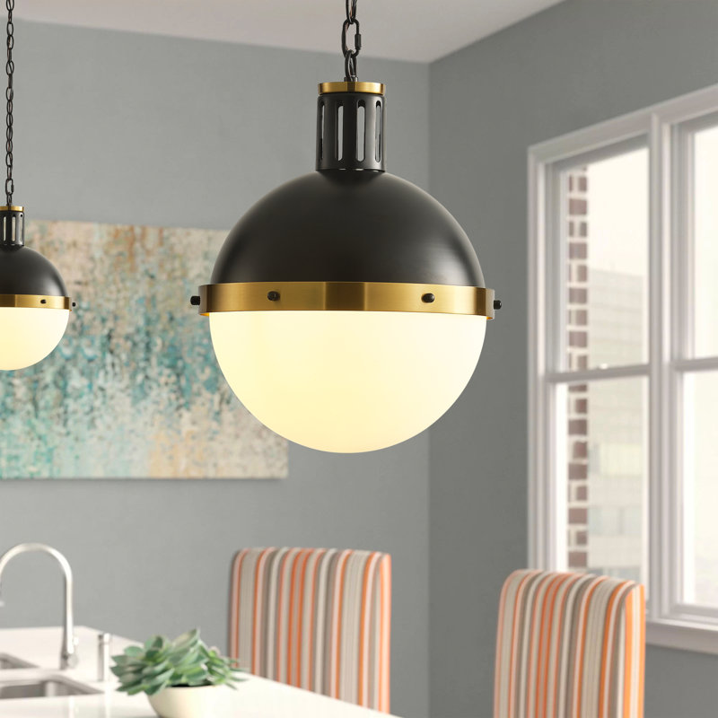 Ariadna 1 - Light Copper Dome Pendant