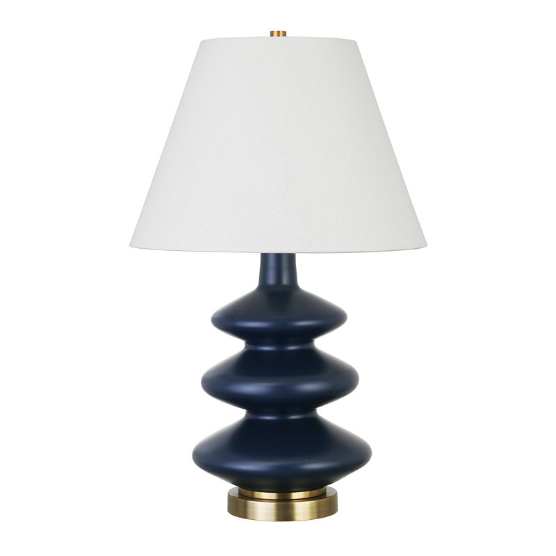 Lampe de table 26 po Danelea, bleu