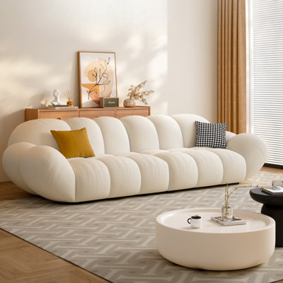 French Cream Style Simple Off-white Sofa