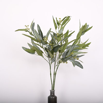 Branches de feuillage à tige artificielle de style maison de campagne artificielle pour remplissage de vase, centre de table de décoration de bureau à domicile