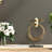 Boquin Circle Sculpture in Polyresin
